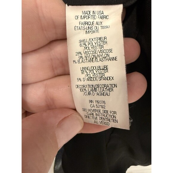 Helmut Lang Leather Biker Jacket Black & Green -Sz P - Picture 6 of 10